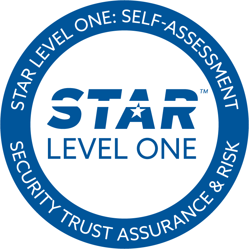 CSA STAR Level 1 self-assessment badge